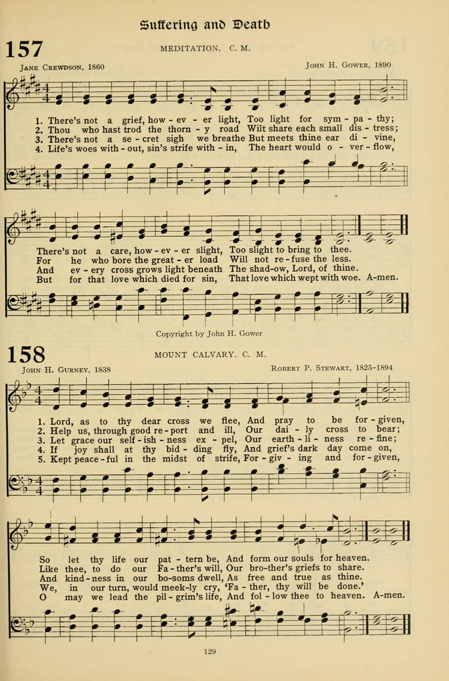 Hymns for the Living Age page 129