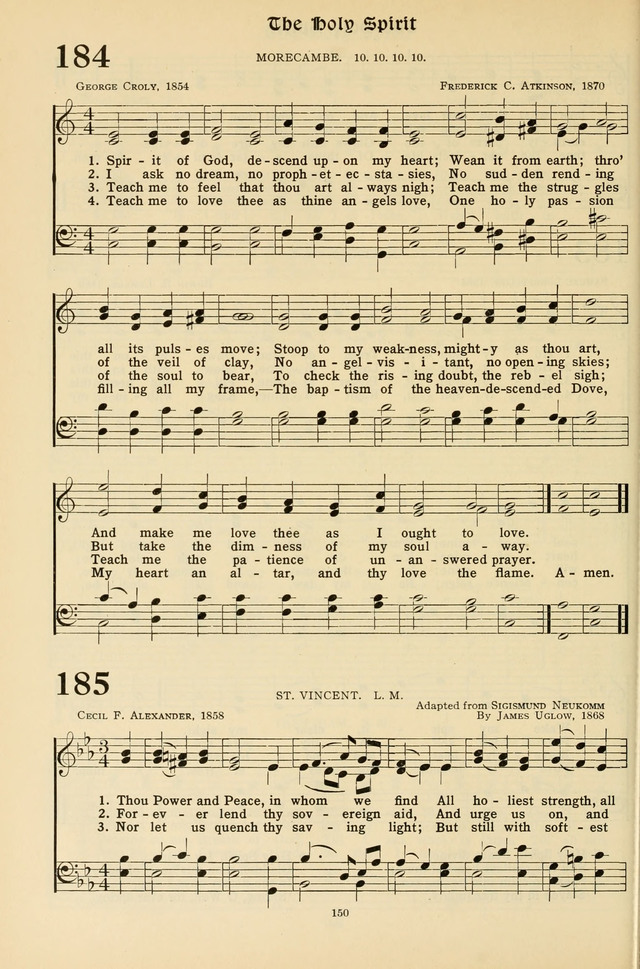 Hymns for the Living Age page 150