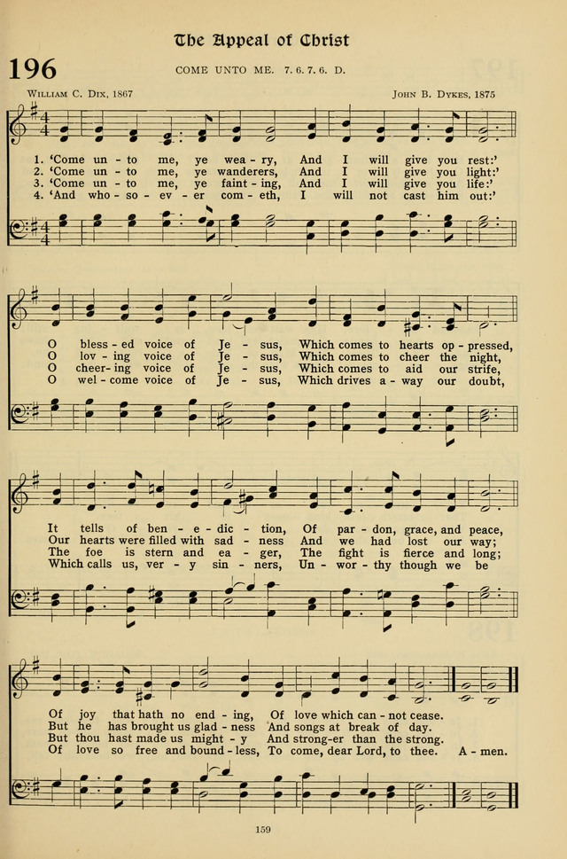 Hymns for the Living Age page 159