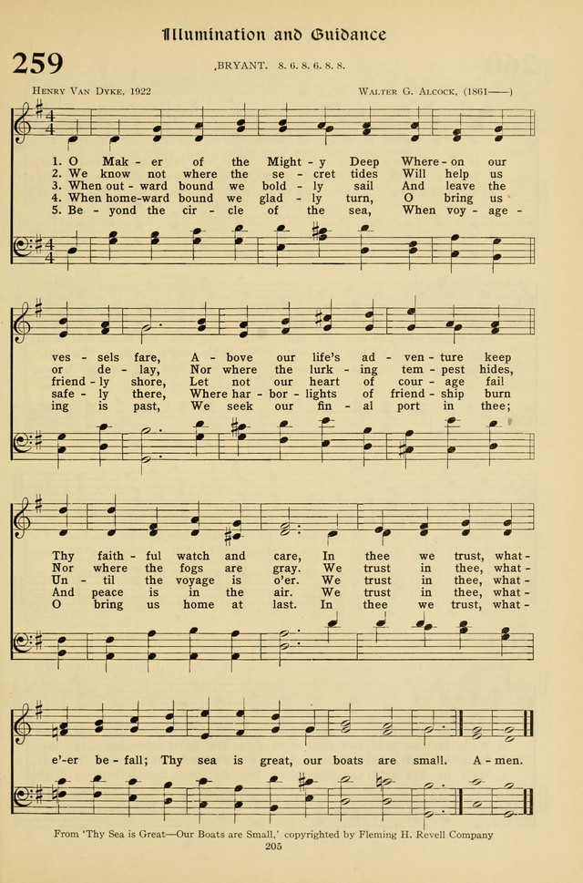 Hymns for the Living Age page 205