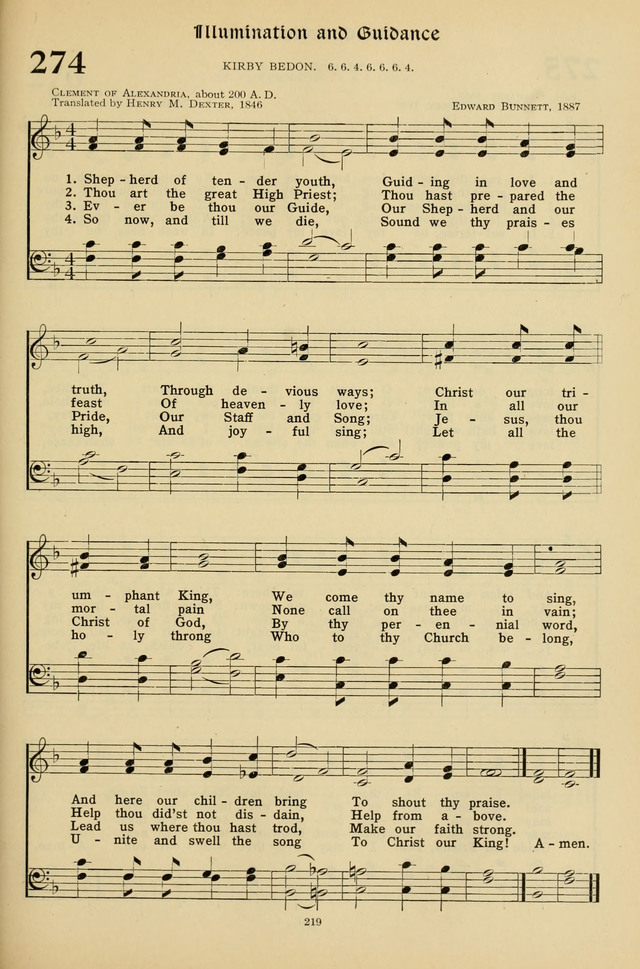 Hymns for the Living Age page 219