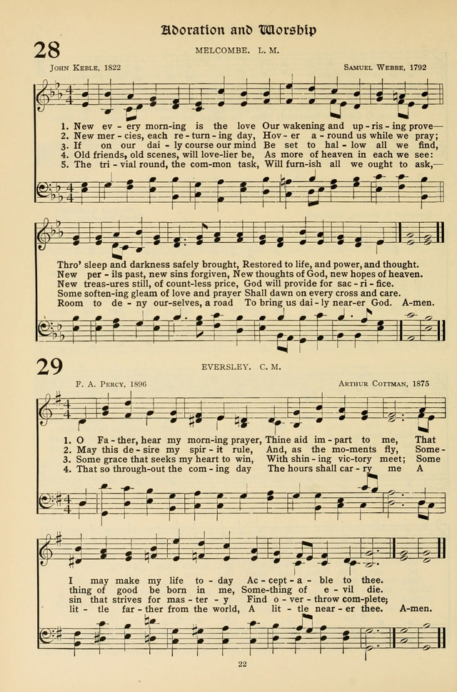 Hymns for the Living Age page 22