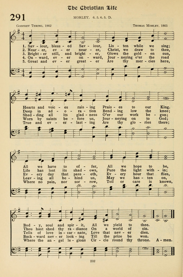 Hymns for the Living Age page 232