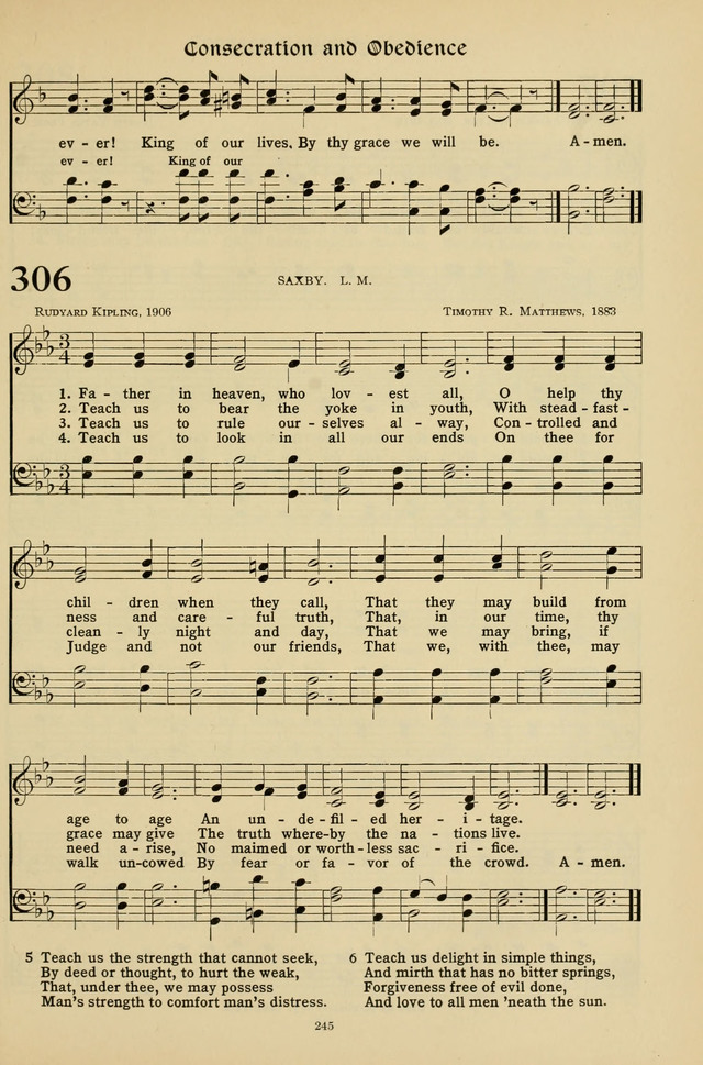 Hymns for the Living Age page 245