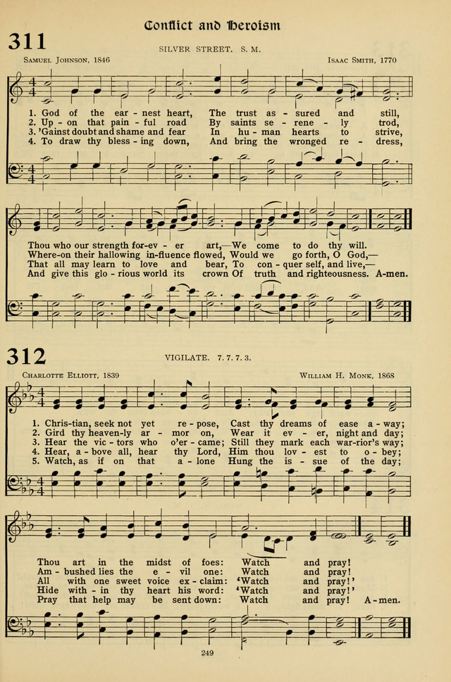 Hymns for the Living Age page 249