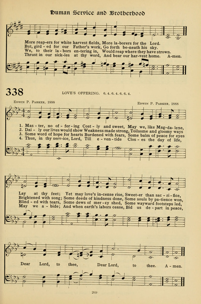 Hymns for the Living Age page 269