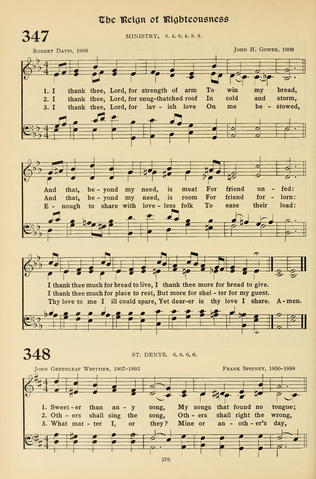 Hymns for the Living Age page 276