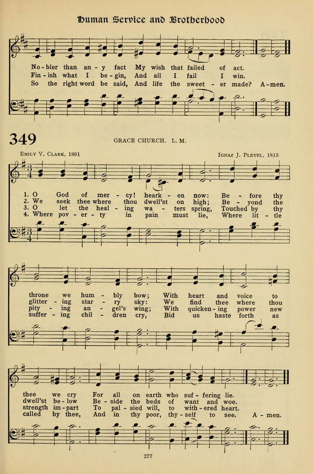 Hymns for the Living Age page 277