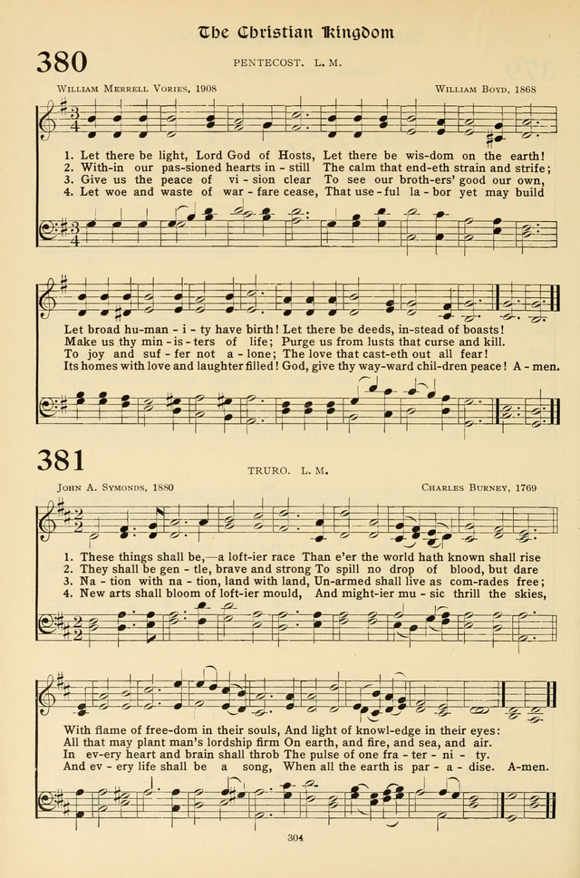 Hymns for the Living Age page 304