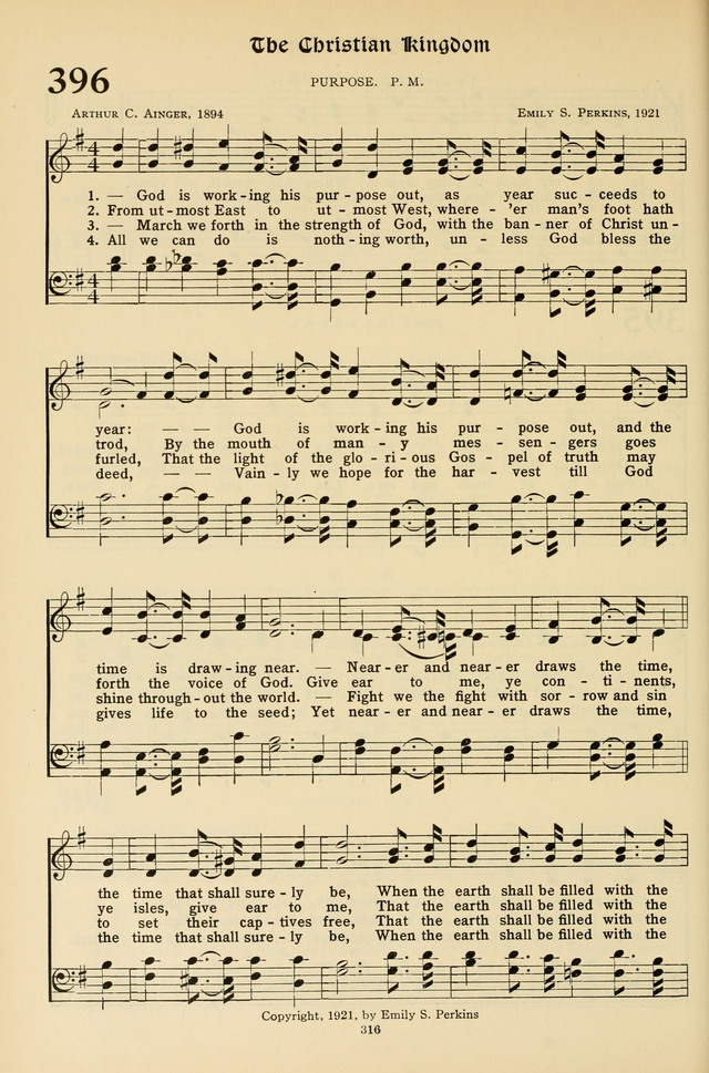 Hymns for the Living Age page 316