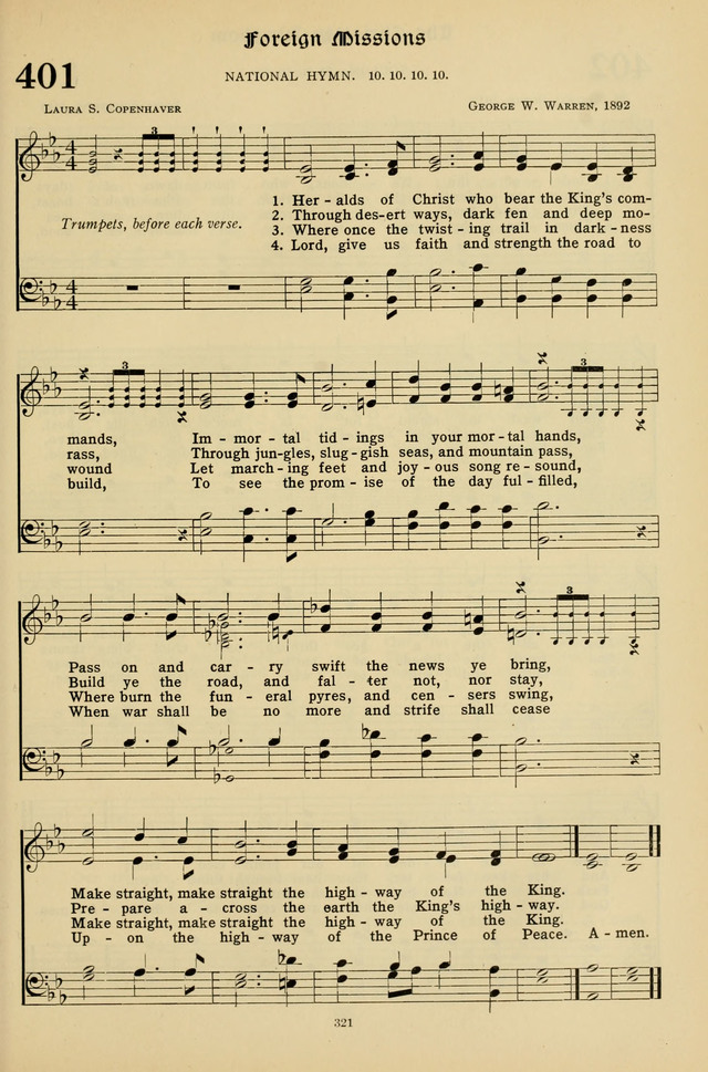 Hymns for the Living Age page 321