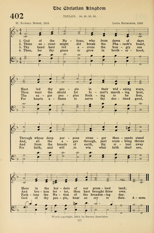 Hymns for the Living Age page 322
