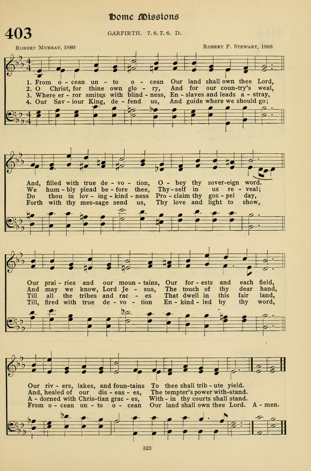 Hymns for the Living Age page 323