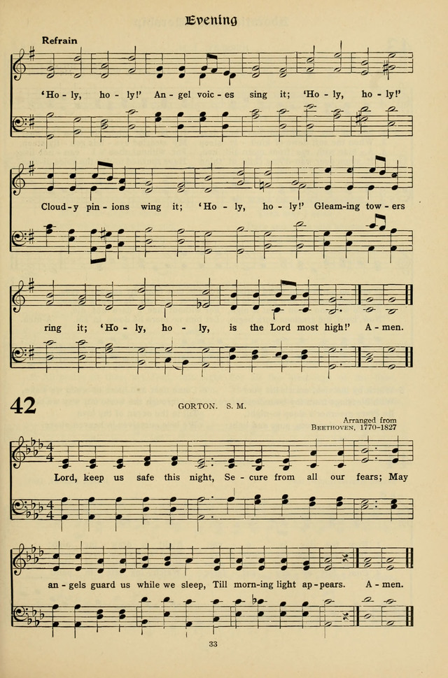 Hymns for the Living Age page 33