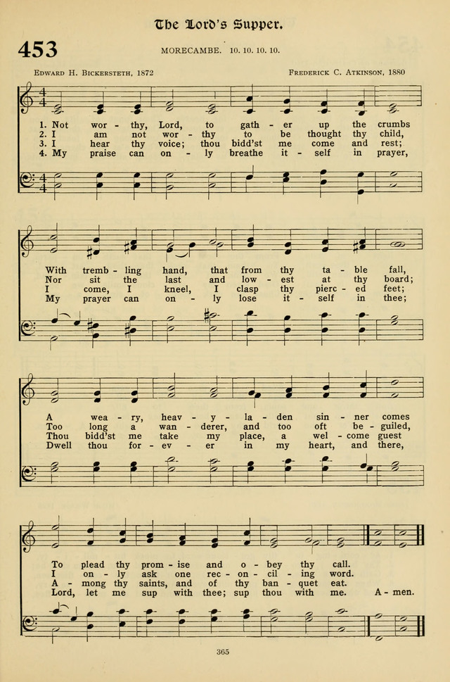 Hymns for the Living Age page 365