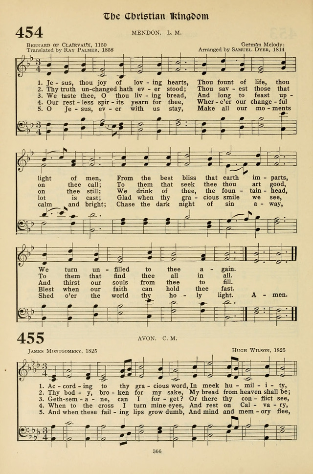 Hymns for the Living Age page 366