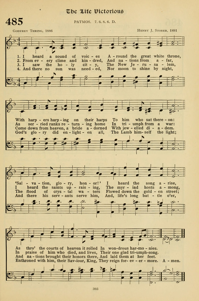 Hymns for the Living Age page 393