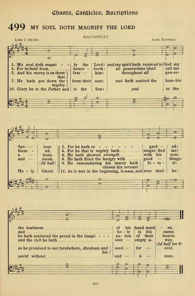 Hymns for the Living Age page 405