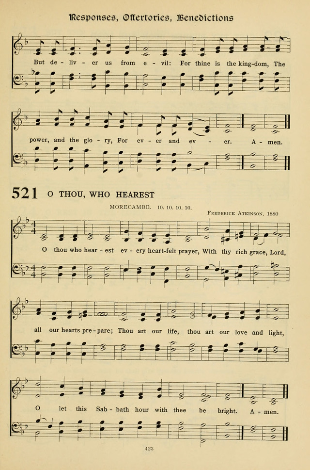 Hymns for the Living Age page 423