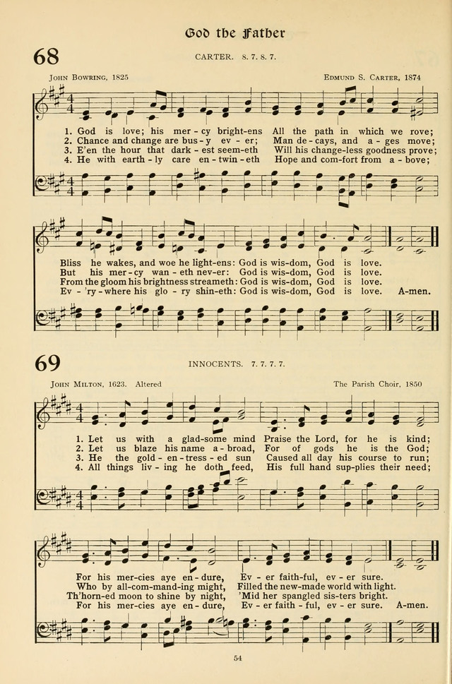 Hymns for the Living Age page 54