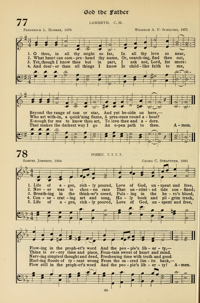 Hymns for the Living Age page 60