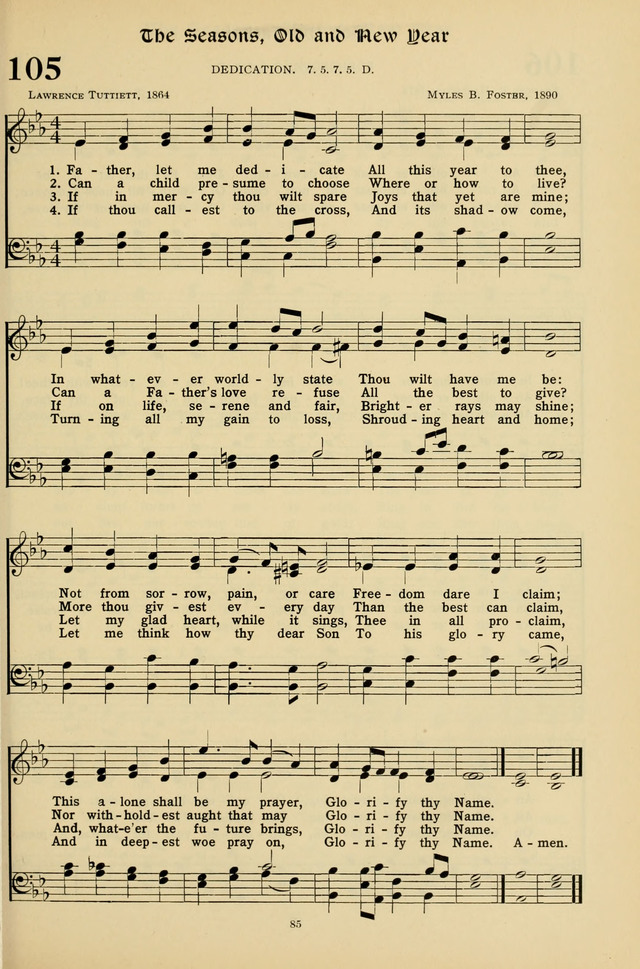 Hymns for the Living Age page 85