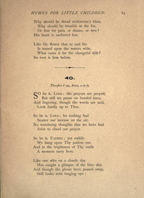 Hymns for Little Children page 63