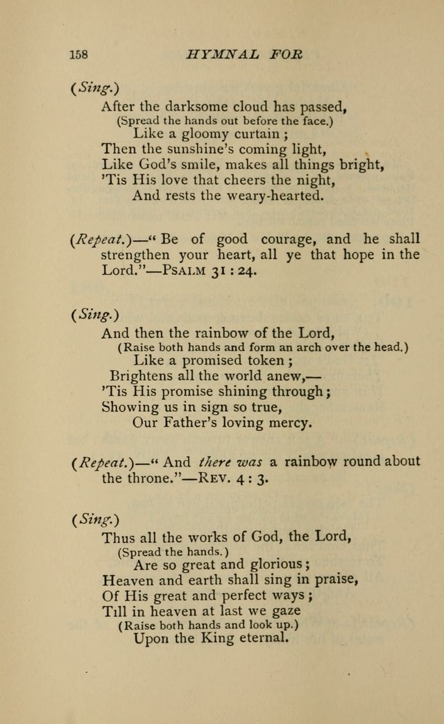 Hymnal for Primary Classes: a collection of hymns and tunes, recitations and exercises, being a manual for primary Sunday-schools (Words ed.) page 155