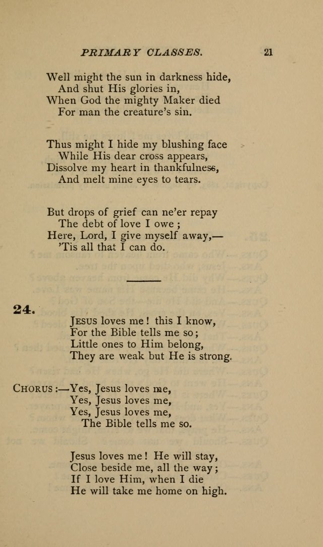 Hymnal for Primary Classes: a collection of hymns and tunes, recitations and exercises, being a manual for primary Sunday-schools (Words ed.) page 18
