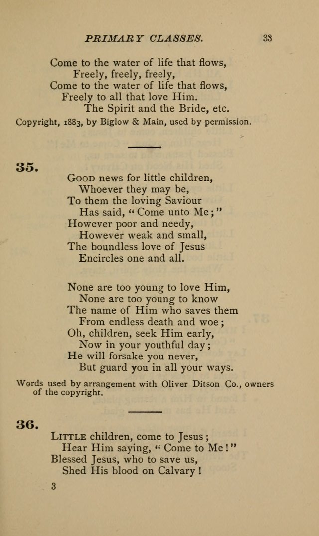 Hymnal for Primary Classes: a collection of hymns and tunes, recitations and exercises, being a manual for primary Sunday-schools (Words ed.) page 30