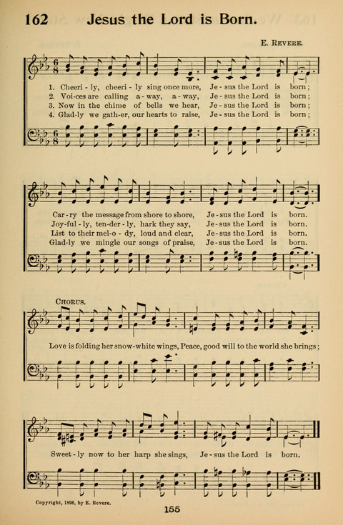 Hymnal for Primary Classes: a collection of hymns and tunes, recitations and exercises, being a manual for primary Sunday-schools (With Tunes)) page 155
