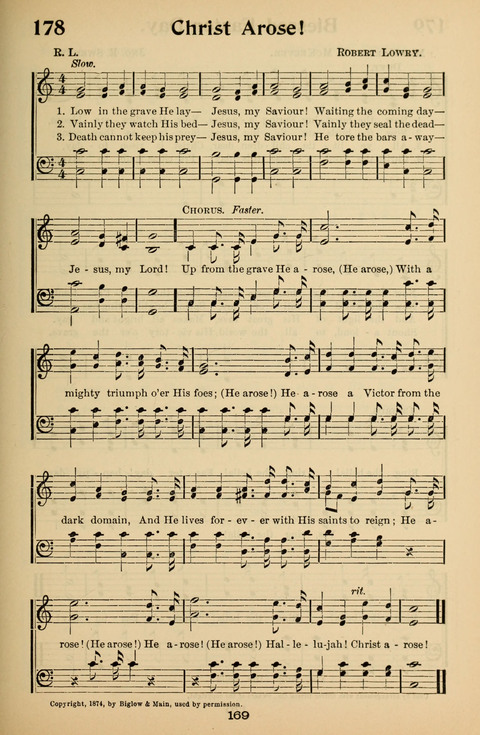 Hymnal for Primary Classes: a collection of hymns and tunes, recitations and exercises, being a manual for primary Sunday-schools (With Tunes)) page 171