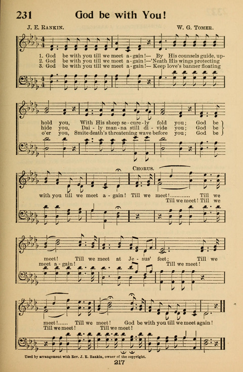 Hymnal for Primary Classes: a collection of hymns and tunes, recitations and exercises, being a manual for primary Sunday-schools (With Tunes)) page 219
