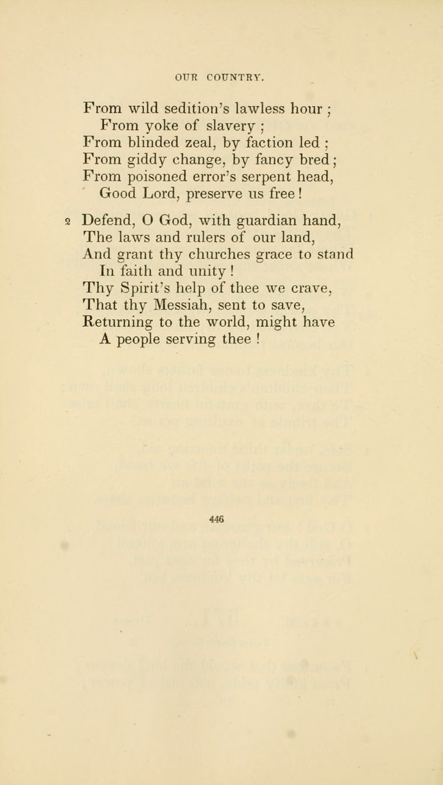 Hymns for the Sanctuary page 447