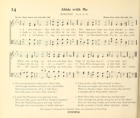 The Hymnal for Schools page 14