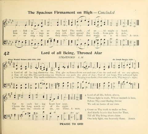 The Hymnal for Schools page 47
