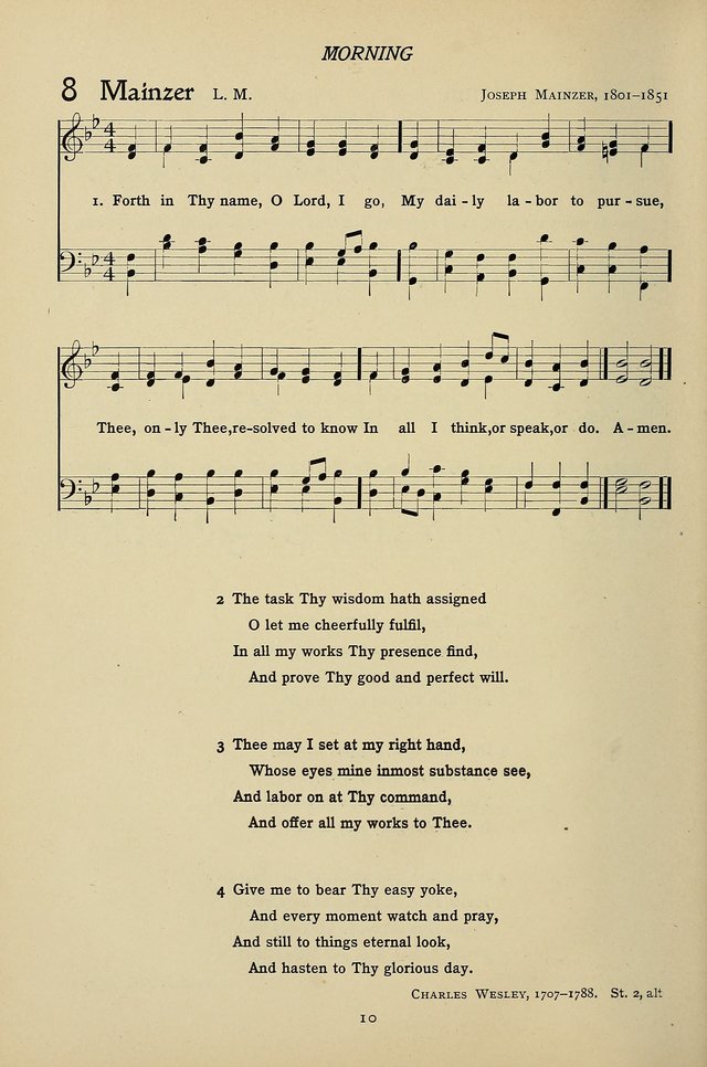 Hymns for Schools and Colleges page 10