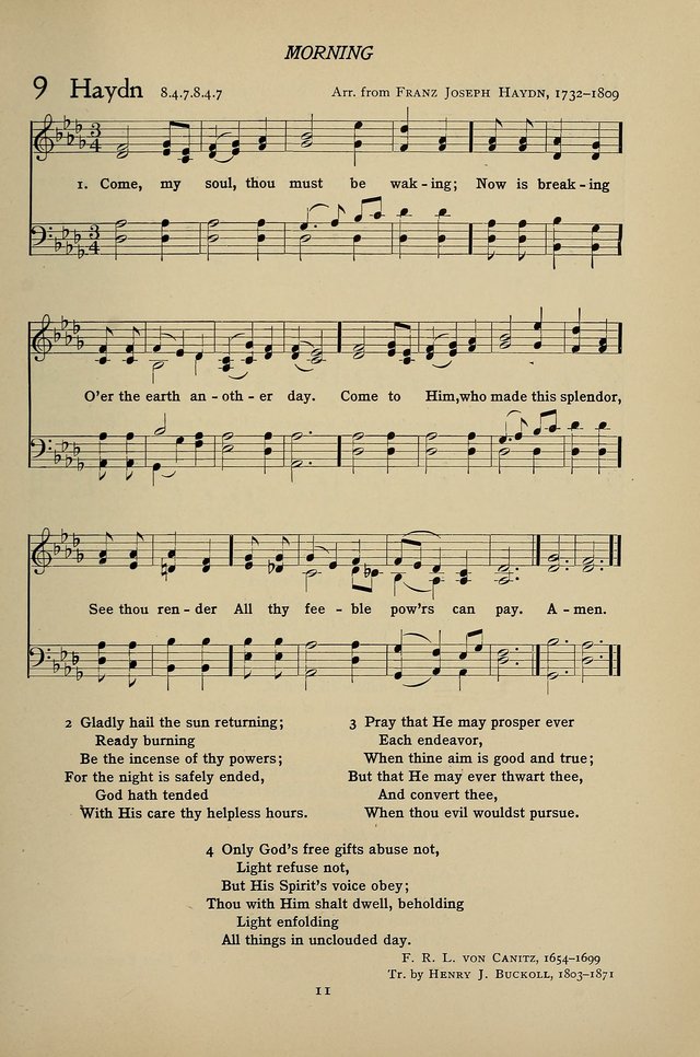 Hymns for Schools and Colleges page 11