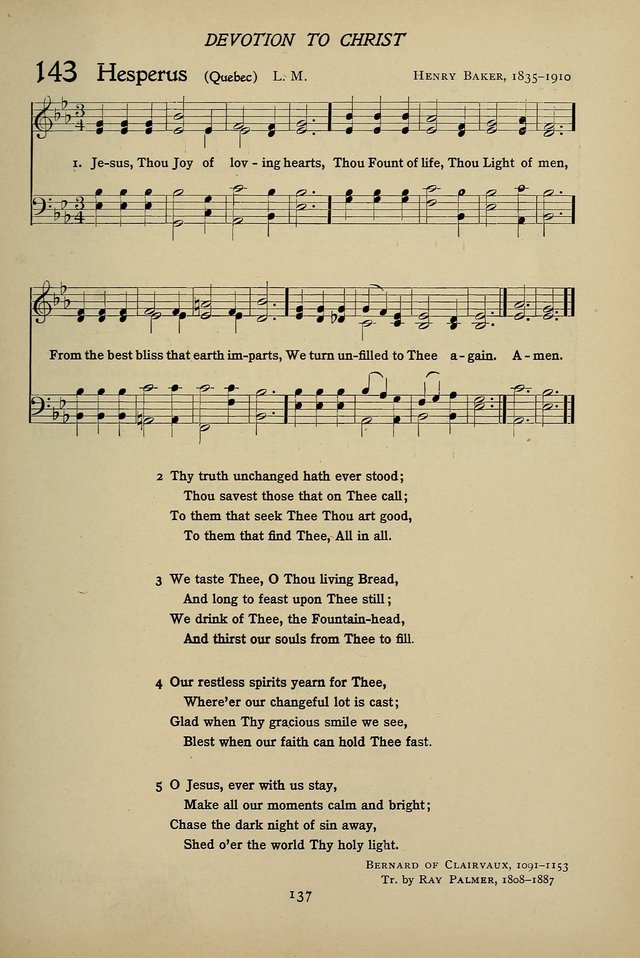 Hymns for Schools and Colleges page 137