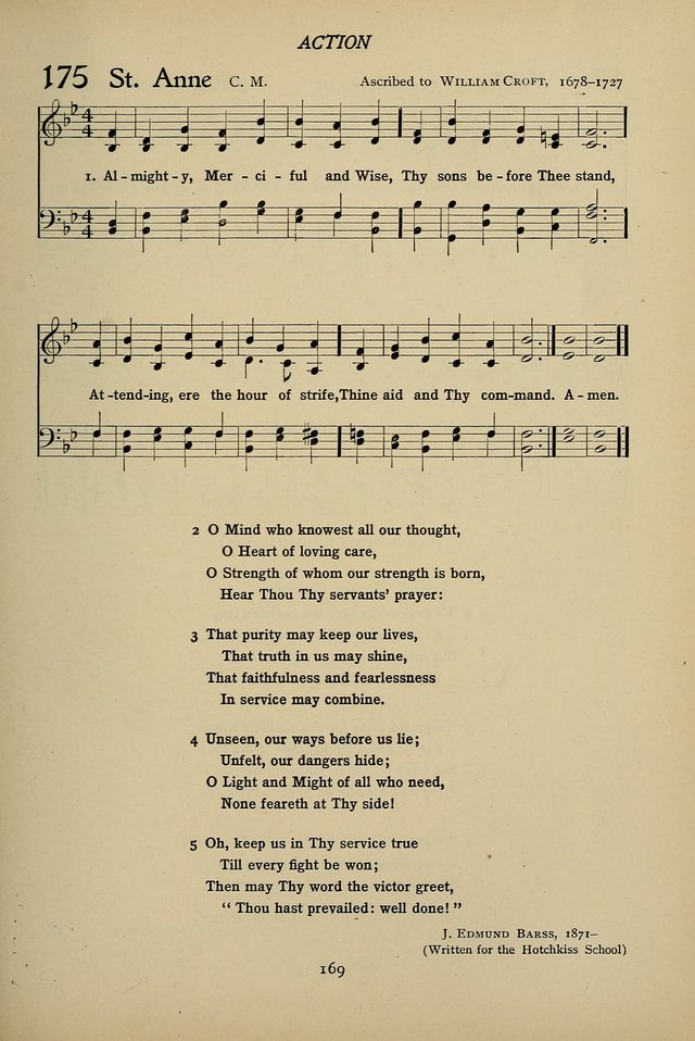Hymns for Schools and Colleges page 169