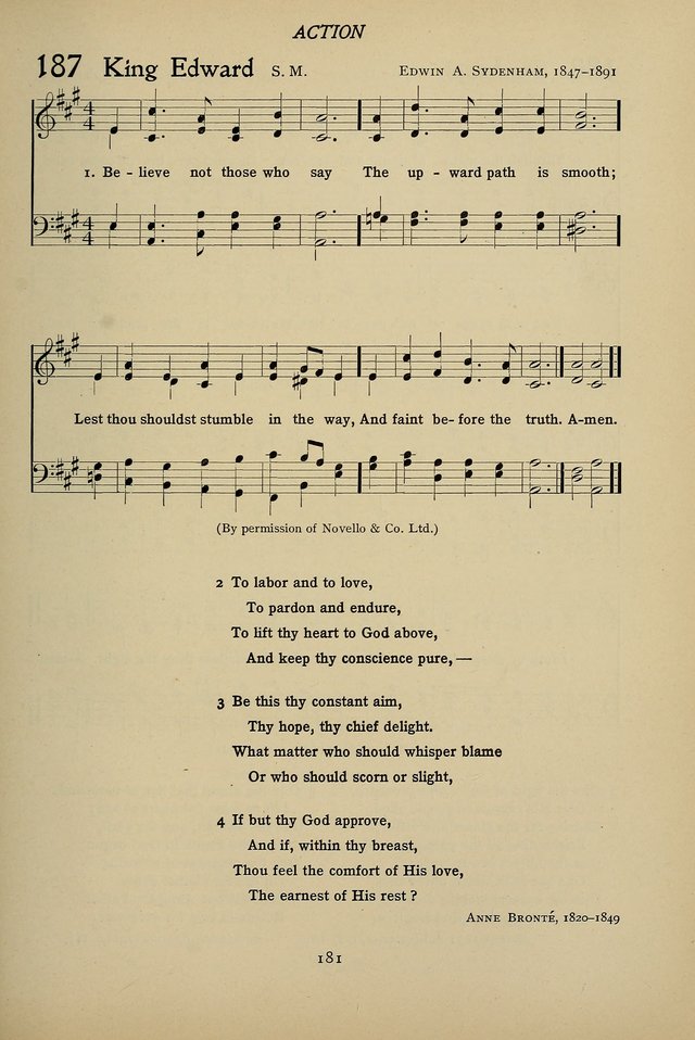 Hymns for Schools and Colleges page 181