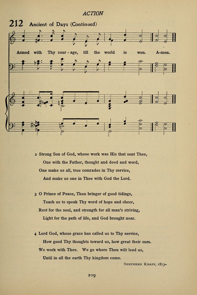 Hymns for Schools and Colleges page 209