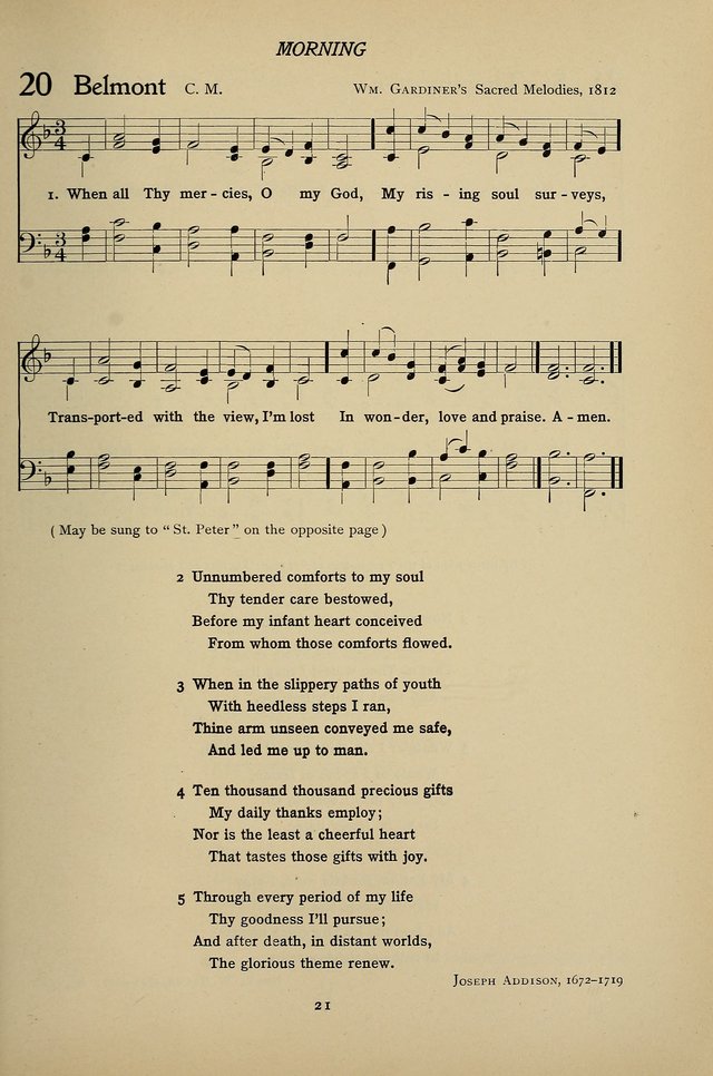 Hymns for Schools and Colleges page 21
