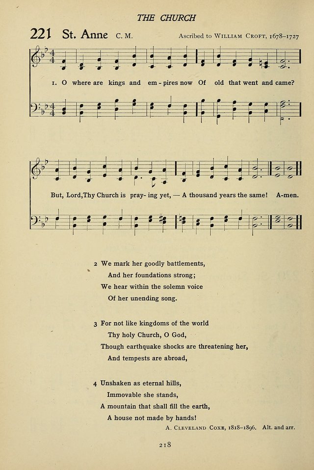 Hymns for Schools and Colleges page 218