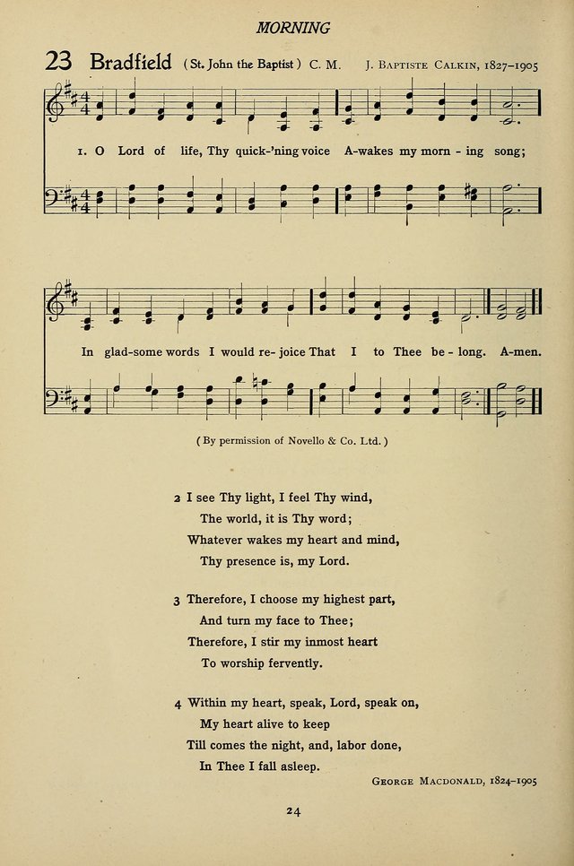 Hymns for Schools and Colleges page 24