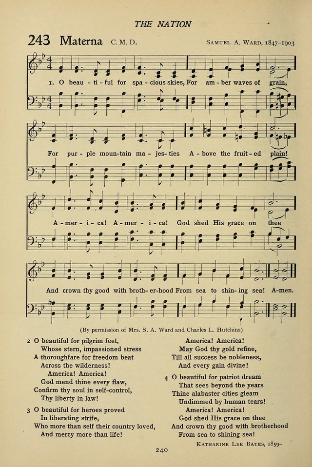 Hymns for Schools and Colleges page 240