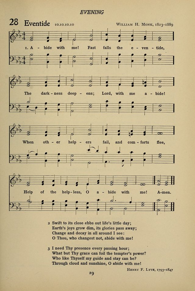 Hymns for Schools and Colleges page 29