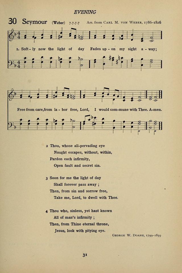 Hymns for Schools and Colleges page 31