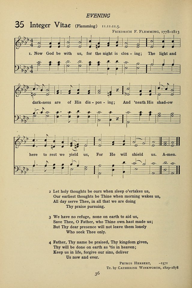 Hymns for Schools and Colleges page 36