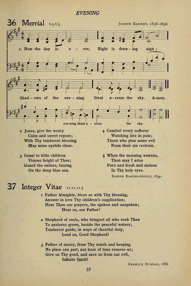 Hymns for Schools and Colleges page 37